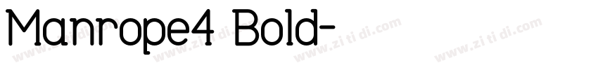 Manrope3 Bold字体转换